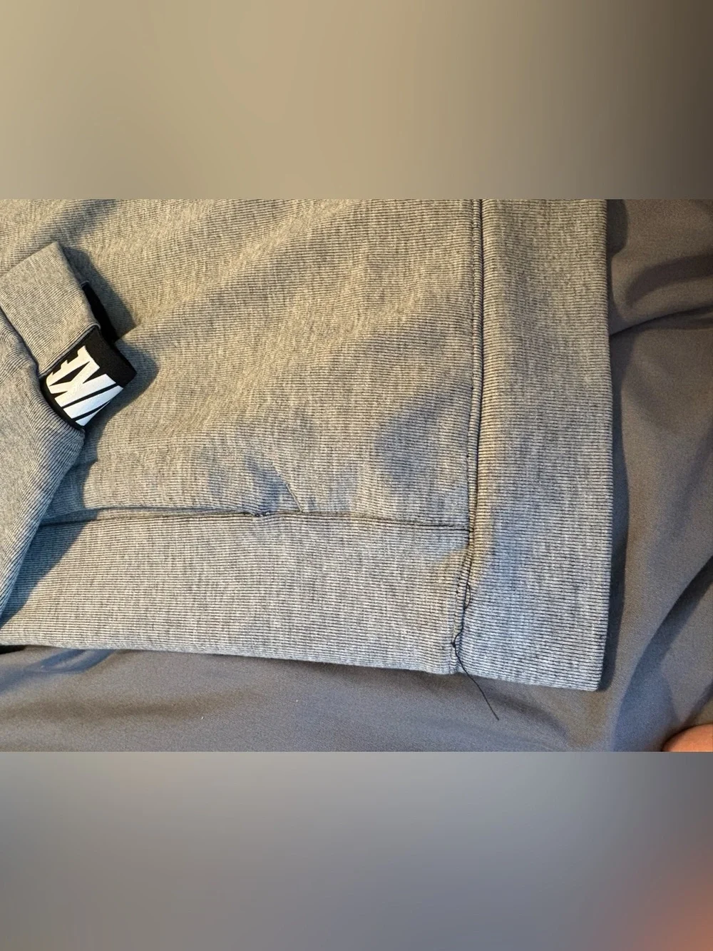 Nike Sportswear Advance 15 Crewneck Sweatshirt In Heather Gray  Size Medium